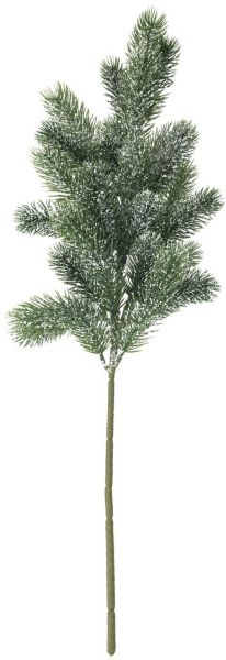 EUROPALMS Tannenzweig, beschneit, PE, 65cm