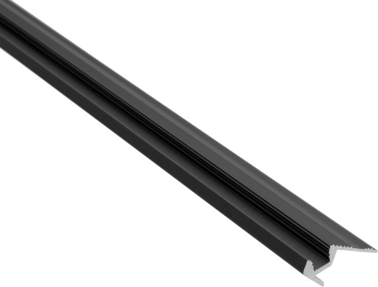 EUROLITE Treppenprofil für LED Strip schwarz 2m