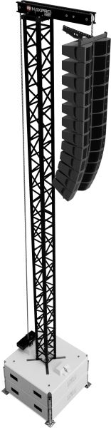 Naxpro-Truss TD34 PA-Tower 08 - schwarz
