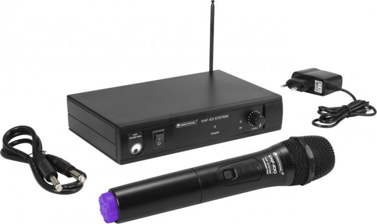 OMNITRONIC VHF-101 Funkmikrofon-System 200.10MHz