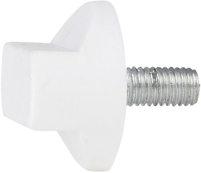 Rotary knob M10x20 (upright) - white