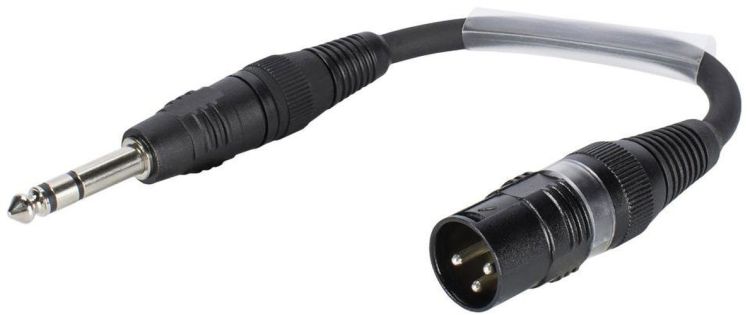 SOMMER CABLE Adapterkabel XLR(M)/Klinke stereo 0,15m