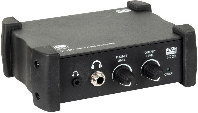 DAP-Audio SC-20 PC / MAC USB-Eingang - 2 x XLR-Ausgang