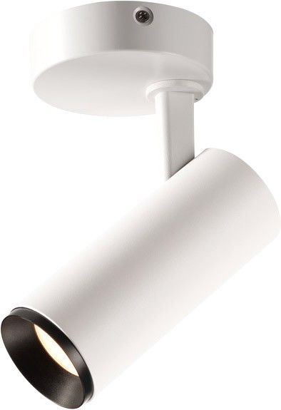 SLV NUMINOS® SPOT PHASE S, Indoor LED Deckenaufbauleuchte weiß/schwarz 4000K 36°