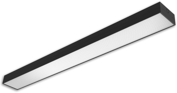 ISOLED LED Langfeldleuchte, 120x12cm, schwarz, 25|30|35|40W, UGR