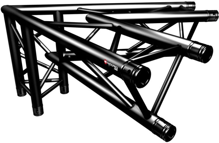 Naxpro Truss FD 33 C20-3 60° 3 Weg Winkel
RAL9005 - Schwarz - Seidenmatt