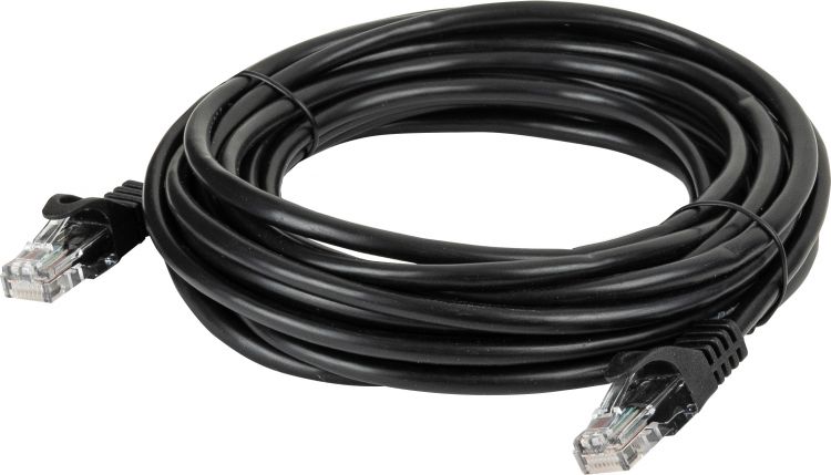 DAP-Audio Cat5e Cable - U/UTP Black 75 cm - Schwarz