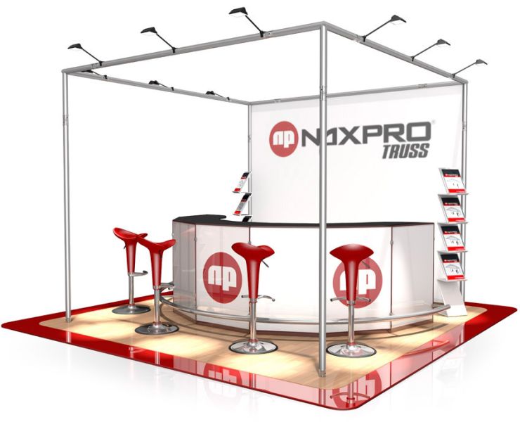 Messestand FD 31 - 3 x 3 x 2,5 m (LxBxH) - 9 m²