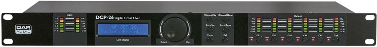 DAP-AudioDCP-26 MKII Digital Cross Over 2-in, 6-out