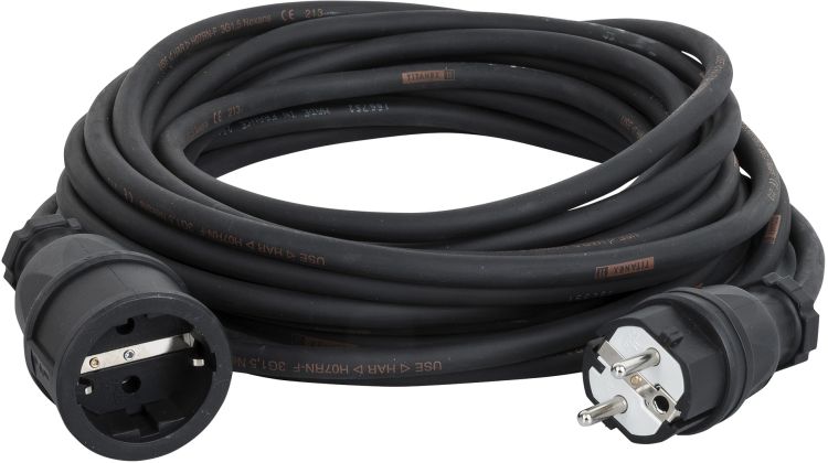 Ext. Cable Schucko/Schucko Titanex with PCE 5m 3 x 1.5mm