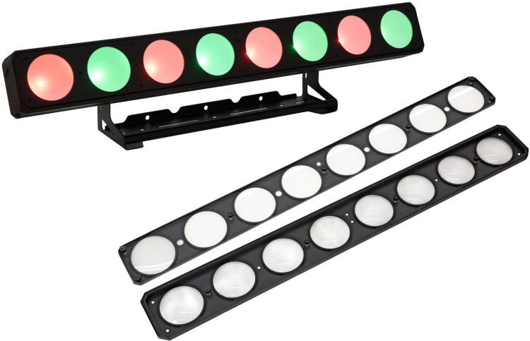 EUROLITE Set LED PMB-8 COB QCL 30W Leiste + Diffusorscheiben LED-Bar