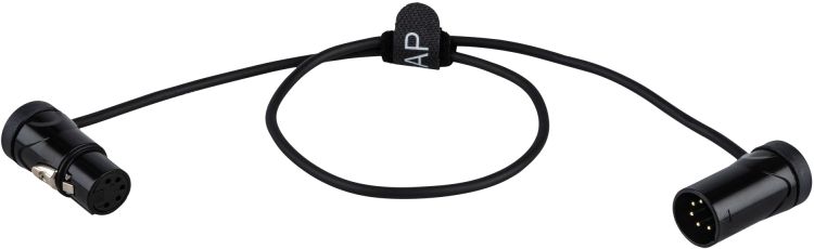 DAP-Audio FLX18 – symmetrisches Patchkabel, XLR/M 5-polig auf XLR/F 5-polig, 0,60 m, ultrakompaktes