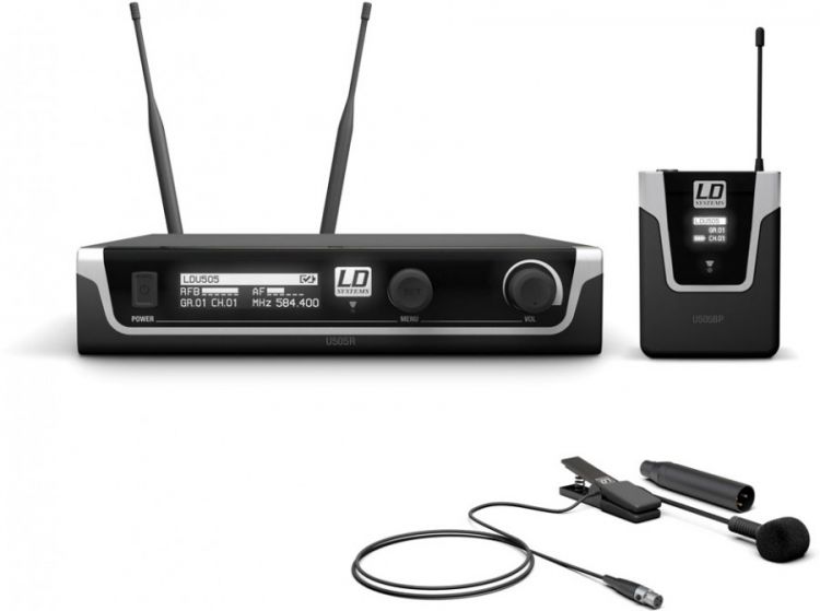 LD Systems U505BPW Funkmikrofon mit Bodypack und Blasinstrumenten Mikrofon