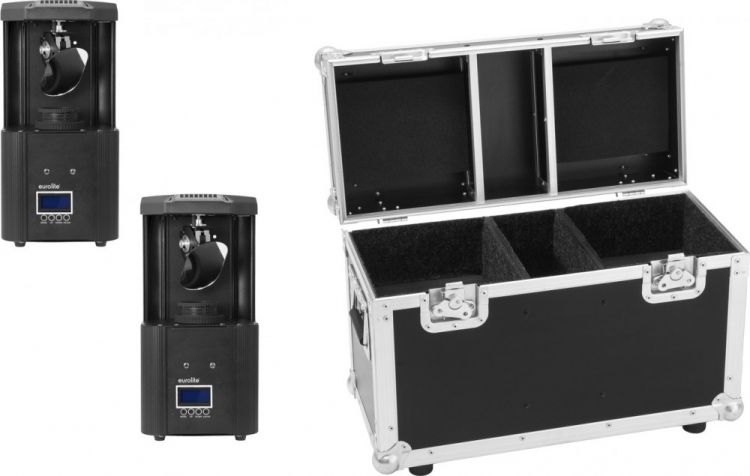 EUROLITE Set 2x LED TSL-250 Scan COB + Case