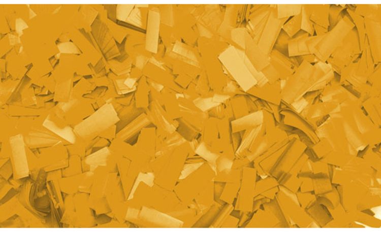 Slowfall confetti 55 x 17mm Fluor orange, 1 kg Flameproof