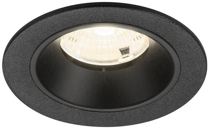 SLV NUMINOS® S, Deckeneinbauleuchte, 4000 K, 55°, IP20, rund, schwarz