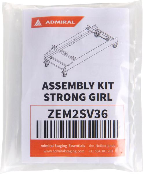 Admiral Bolzensatz für Dolly Strong Girl (Lenkrolle 100/125mm)