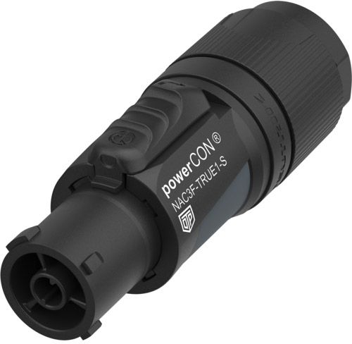 NEUTRIK PowerCON TRUE1 Power In - S Verriegelbare Buchse - Kabel mit kleinem Durchmesser
