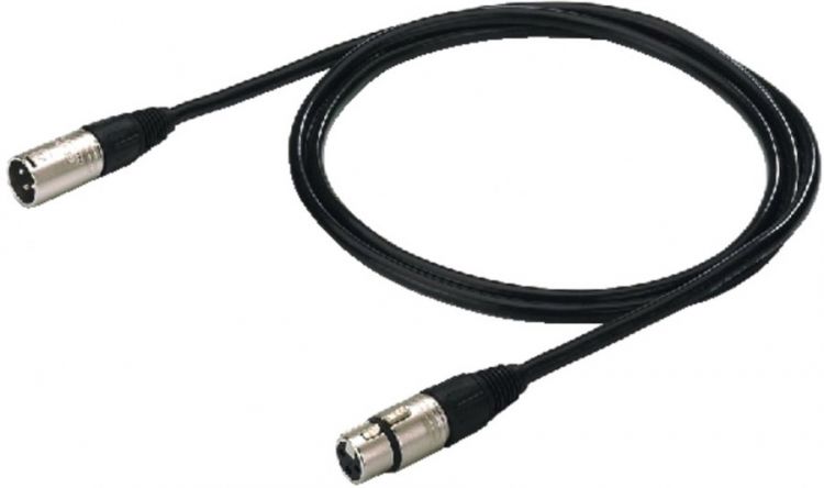 Monacor MECN-100/SW XLR-Verlaengerungskabel