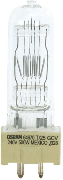 OSRAM 64670 240V/500W GY-9,5