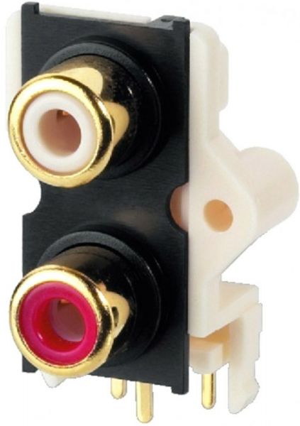 MONACOR T-720G Cinch-Einbauprintbuchse