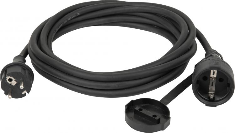 DAP-Audio Schuko Extension Cable - H07RN-F 3G 1.5 5 m langes Stromverlängerungskabel