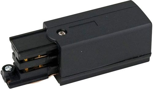 Left Feed-in Connector  Black (RAL9004)