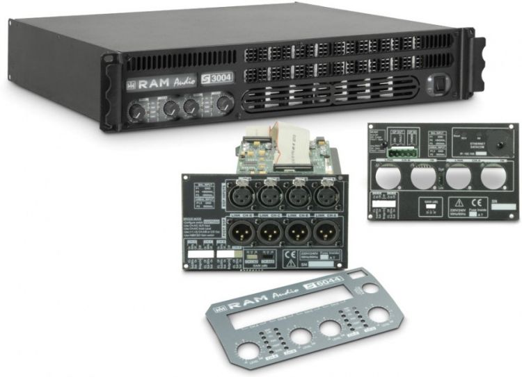 Ram Audio S3004DSPGPIO PA Endstufe 4x700W 2Ohm inkl. DSP- und GPIO-Modul