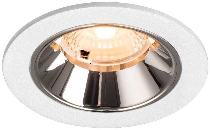 SLV NUMINOS® S, Deckeneinbauleuchte weiß/chrom 2700 K 40°