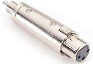 Adam Hall Connectors 7868 Adapter XLR female auf Cinch male