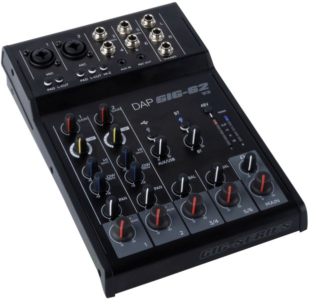 DAP-Audio GIG-62 V2 6-Kanal-Analogmischpult