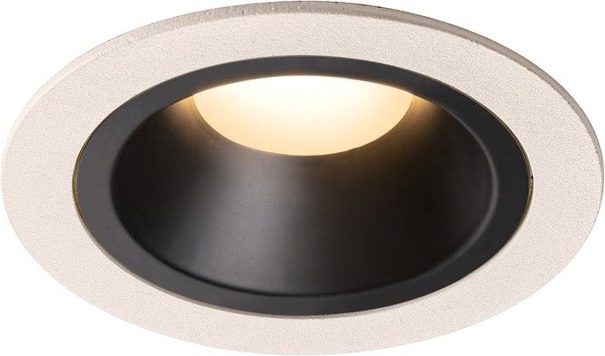 SLV NUMINOS, encastré de plafond intérieur, 20°, blanc/noir, LED, 3000K