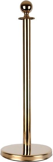 Showtec Round Top Cord Pole - Gold