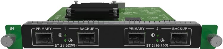 Novastar MX Serie 2x ST2110 (25G) Eingangskarte 2x SMPTE 2110/VoIP