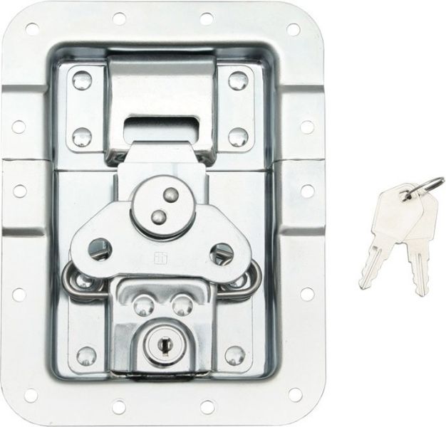 Adam Hall Hardware 172511 L Butterfly Verschluss groß abschließbar gekröpf