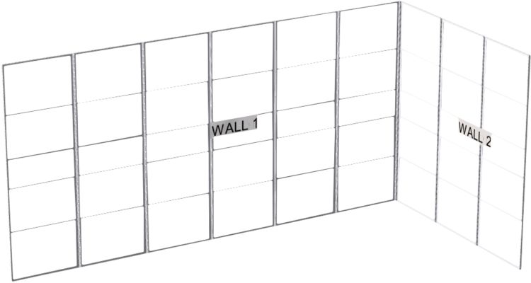 WENTEX SET Rahmen – L-förmiges SET inklusive Stütze 604,5 cm Komplettset für 6 x 3 x 3 m L-förmig