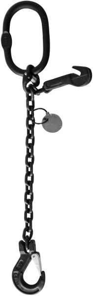 Eller Kettenkupplung mit verriegelter Verkürzungsklaue 8 mm Kette - 2 m
