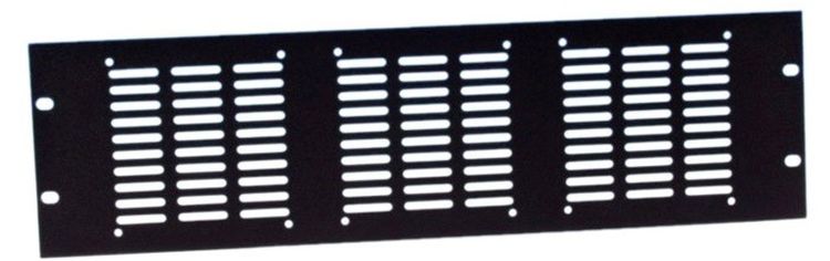 Adam Hall 19" Parts 8765 19" Rackblende für 3 Axial-Lüfter