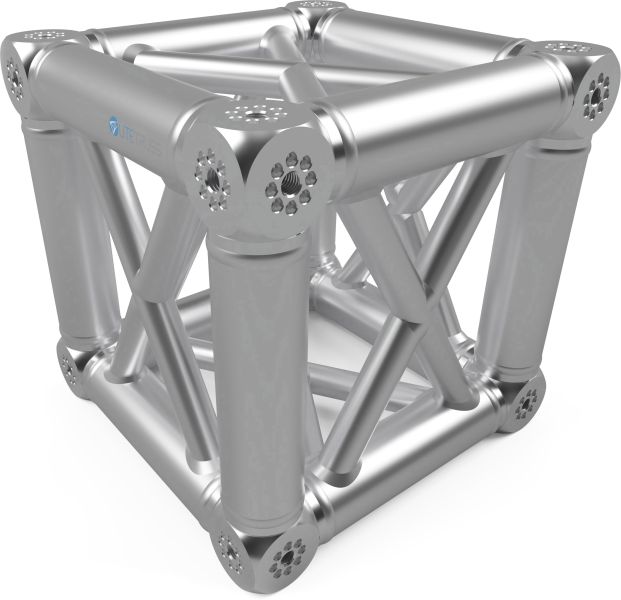 Litetruss H34V-Boxcorner inkl. 8 Halbverbinder M12