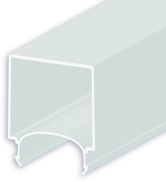 ISOLED Abdeckung COVER63 opal+, U-Form für Profil LAMP30 V1+V2, 300cm
