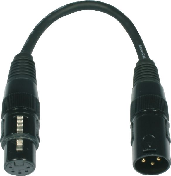 AC-DMXT/3M5F 3pin male/5pin female