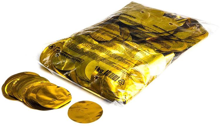 Magic FX Metallic Konfetti Rund Ø55mm  - Gold 1kg