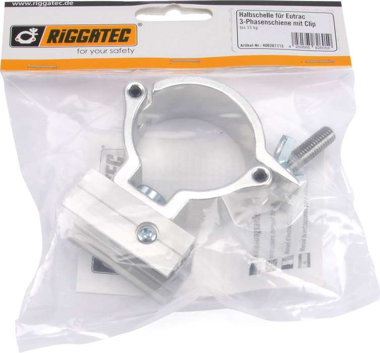 Connecteur Structurel TÜV Riggatec Halfcoupler Plata Large 500kg - Pour Tubes 48-51mm Support Charge Lourde