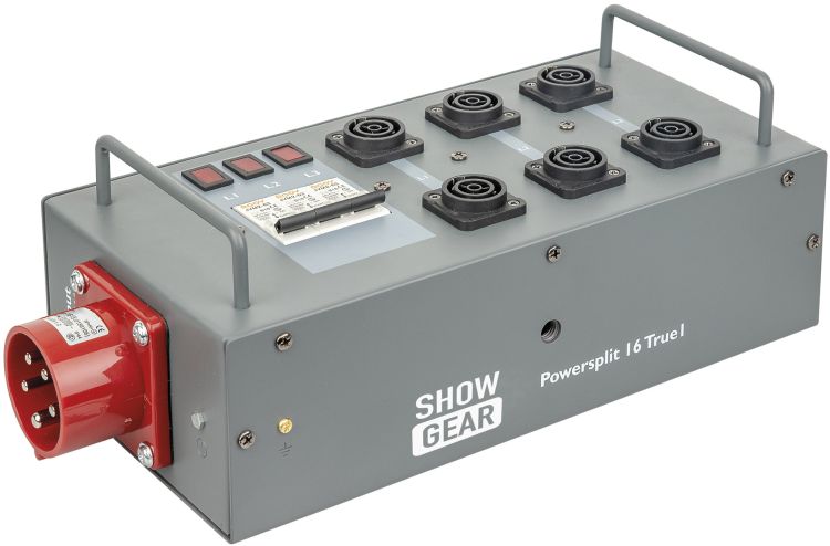 Showtec Powersplit 16 True1 - Powersplit mit Sicherung, CEE zu ProPower True1
