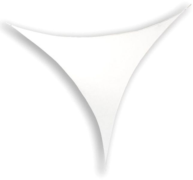 Stretch Shape Triangle 185cm x 125cm, White