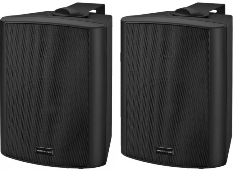 MONACOR MKA-50SET/SW Aktiv-Boxen-Set