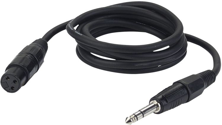 DAP FL03 - bal. XLR/F 3 p. > Jack stereo 1,5 m