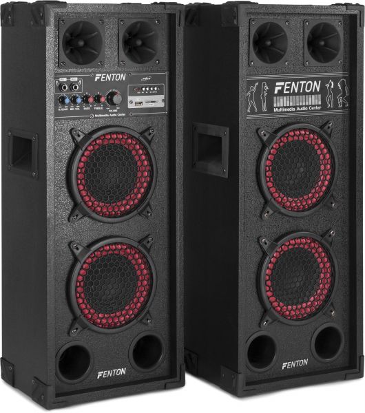 Fenton SPB-26 PA Aktiv-Lautsprecherset 2x 6,5" BT