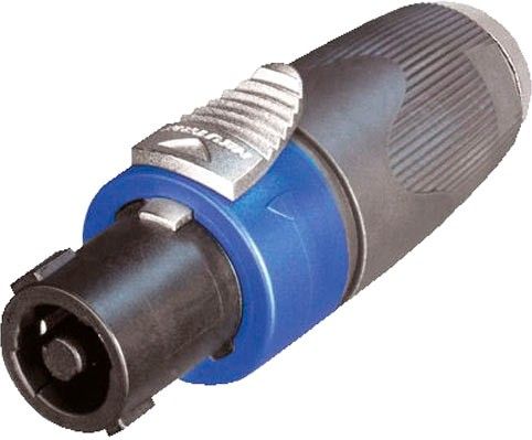 Neutrik NL4FC speakON - 1/4" mono Klinkenbuchsen Adapter