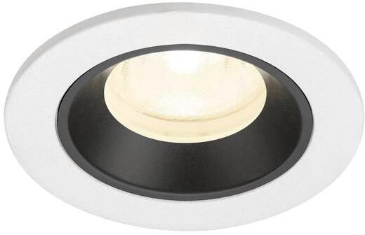 SLV NUMINOS® XS, Deckeneinbauleuchte weiß/schwarz 4000 K 40°